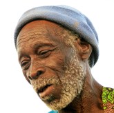 Vielle homme du Burkina-Faso