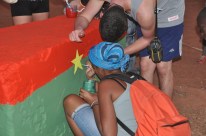 Remise en peinture du '"rond point" de Sanaba